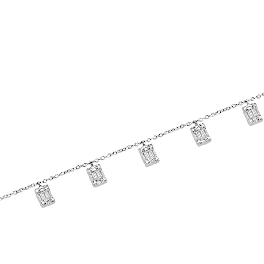 Silver Minimal Opal Bracelet