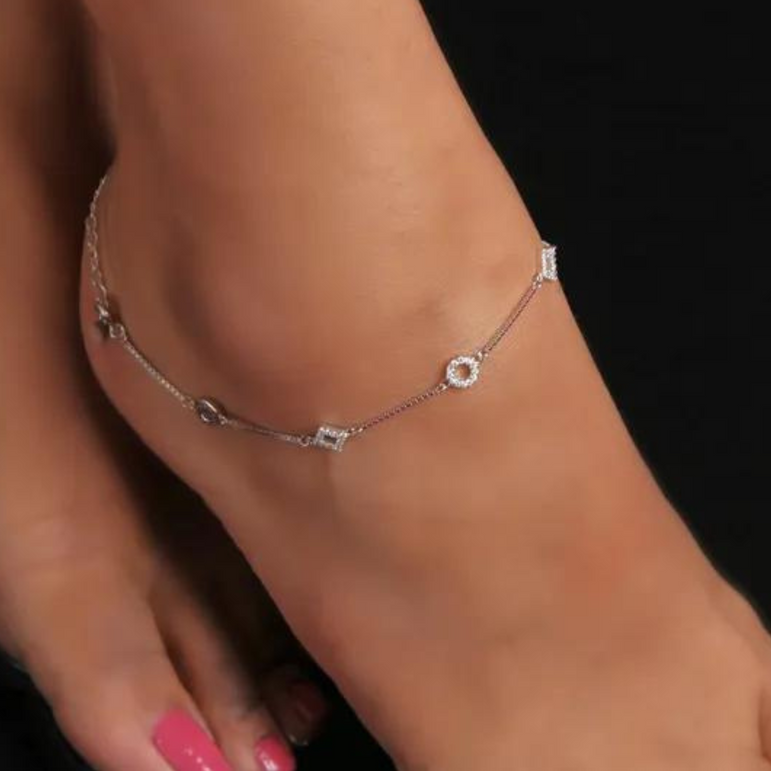Sterling Silver Link Chain Anklet